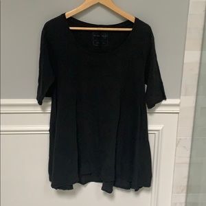Free People black cotton tunic
